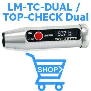 Shop Schichtdickenmessgerät TOP-CHECK Dual Gehe zum Shop Schichtdickenmessgerät TOP-CHECK Dual