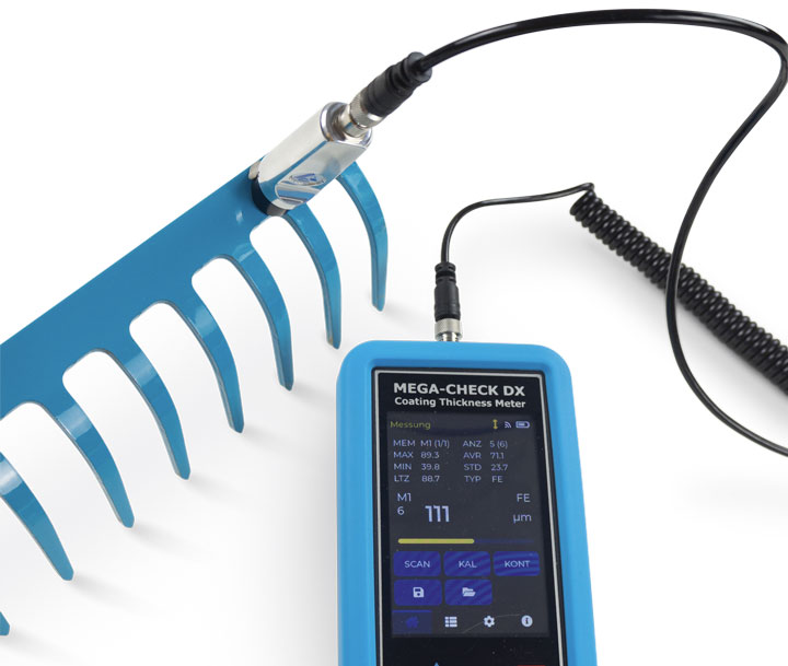 Application of List-Magnetik coating thickness gauges Application of List-Magnetik coating thickness gauges