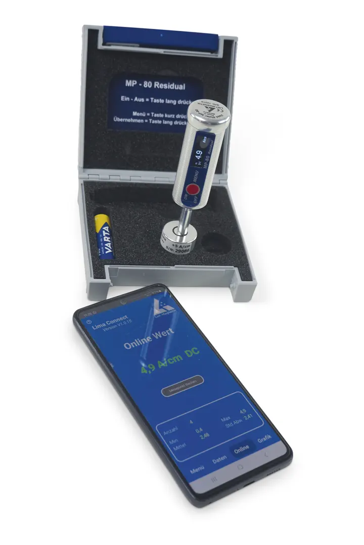 Restmagnetfeld-Messgerät MP-80