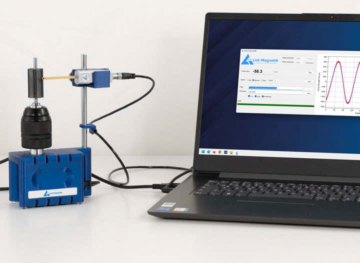 Magnetic field tester Rotor-Check 400 with PC Magnetic field tester Rotor-Check 400 with PC